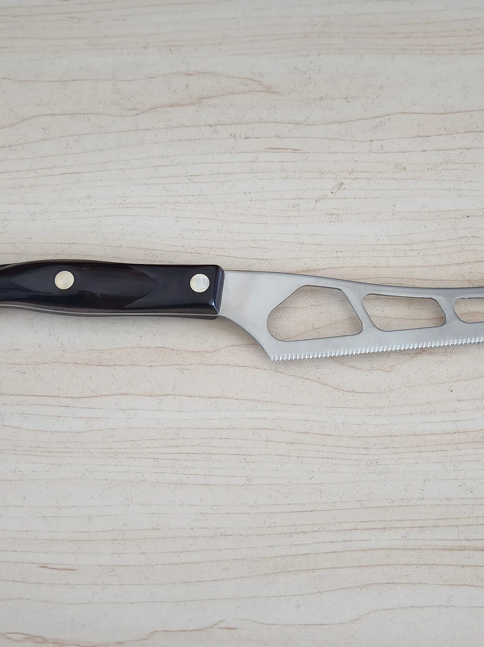 Cutco 1764 KI Serrated Cheese Knife Olean NY Made in USA Black 10.5